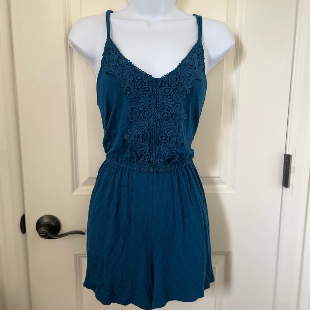 Hollis Lace Trim Romper